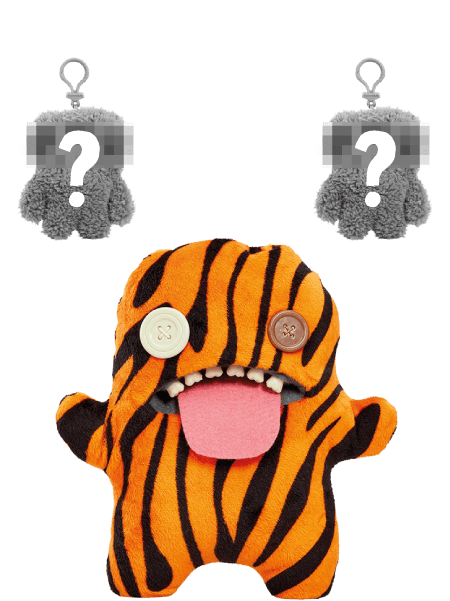 Monster: Oogah Boogah Tiger & Keyring Pack